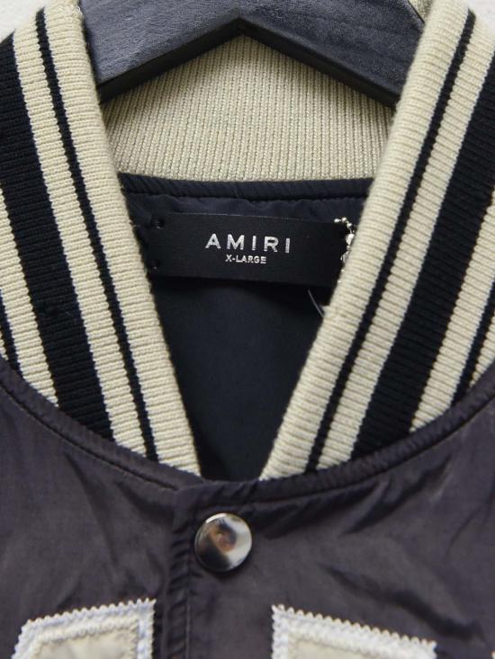  아미리 봄버 자켓 선 페이디드 봄버 재킷 블랙 - AMIRI