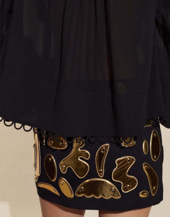  신시아 로리 숏 스커트 신시아 로울리 캘립소 미니 스커트 블랙 - CYNTHIA ROWLEY