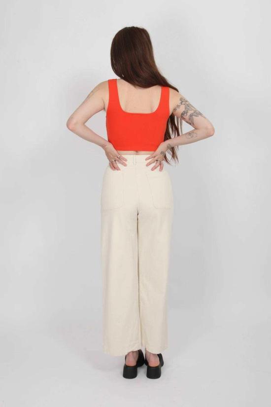  Gravel & Gold 스트레이트 팬츠 그래블 & 골드 플레이서 팬츠 내추럴 - OTHER BRANDS