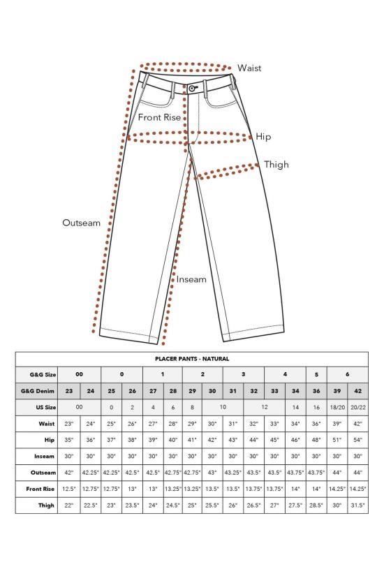  Gravel & Gold 스트레이트 팬츠 그래블 & 골드 플레이서 팬츠 내추럴 - OTHER BRANDS