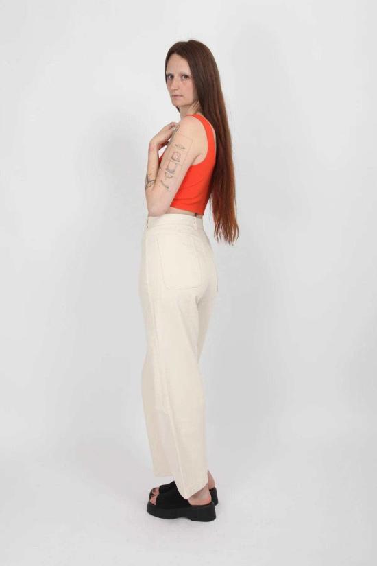  Gravel & Gold 스트레이트 팬츠 그래블 & 골드 플레이서 팬츠 내추럴 - OTHER BRANDS