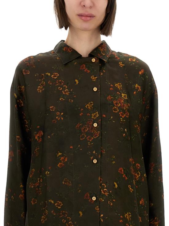 25SS 우마 왕 블라우스/셔츠 UP1001 UW067 GREEN - UMA WANG