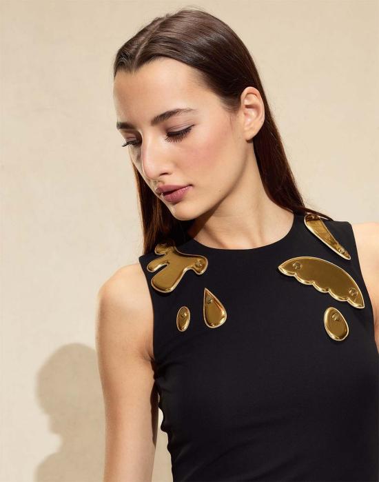  신시아 로리 숏 원피스 신시아 로울리 칼립소 미니 니트 드레스 블랙 - CYNTHIA ROWLEY