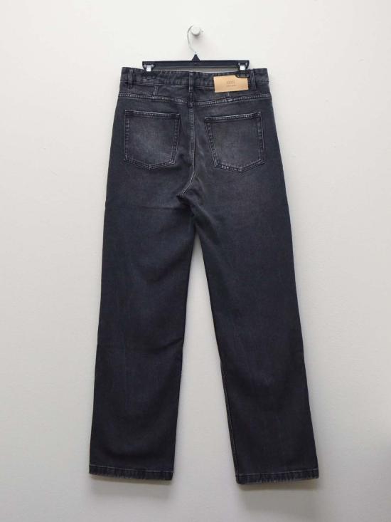  아미 데님 팬츠 알렉상드르 마티우시 파리 데님 진 블랙 - AMI