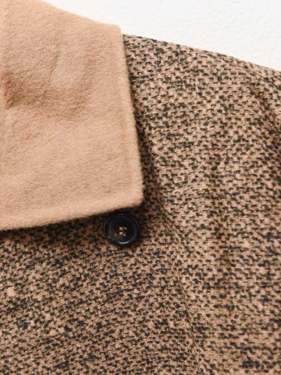  막스마라 코트 맥스마라 에블린 리버시블 울  브라운 - MAX MARA