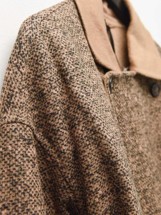  막스마라 코트 맥스마라 에블린 리버시블 울  브라운 - MAX MARA