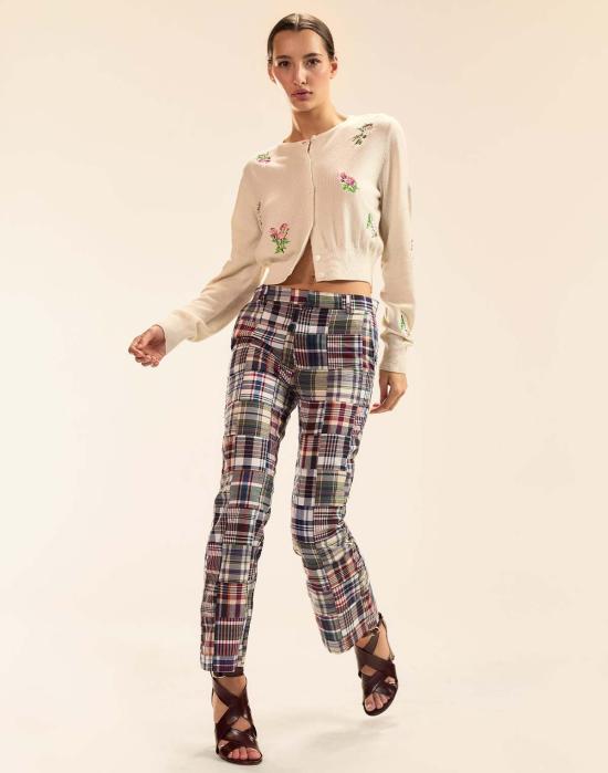  신시아 로리 가디건 신시아 로울리 포겟 미 낫 카디건 화이트 멀티 - CYNTHIA ROWLEY