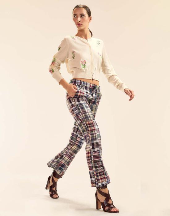  신시아 로리 가디건 신시아 로울리 포겟 미 낫 카디건 화이트 멀티 - CYNTHIA ROWLEY