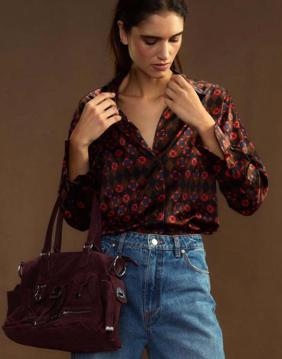  신시아 로리 블라우스 신시아 로울리 컬렉터블 실크 셔츠 지오블러드 - CYNTHIA ROWLEY