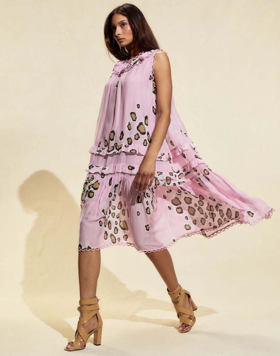  신시아 로리 원피스 신시아 로울리 아말피 민소매 드레스 핑크/골드 - CYNTHIA ROWLEY