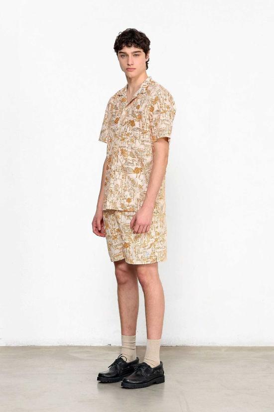  에드몬드 스튜디오 반팔 셔츠 투어리스트  오렌지 - EDMMOND STUDIOS