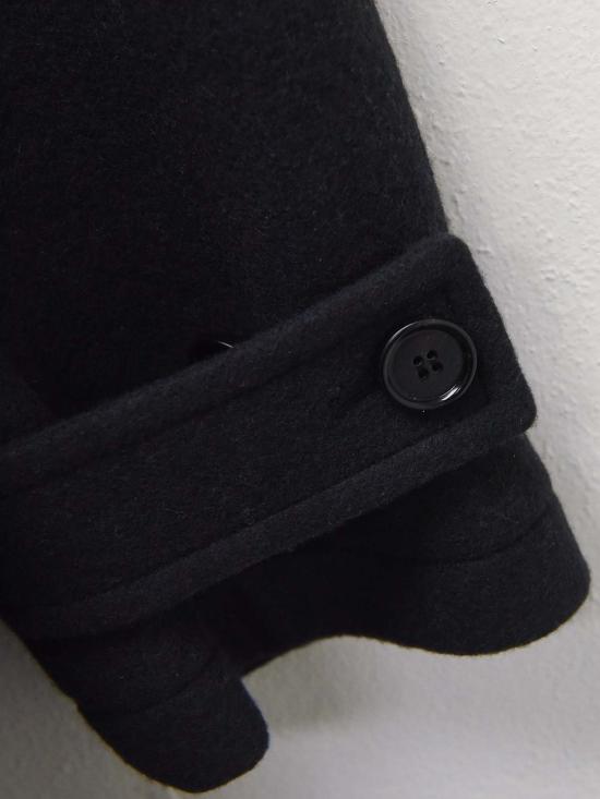  버버리 코트 후드 울 더플  블랙 - BURBERRY