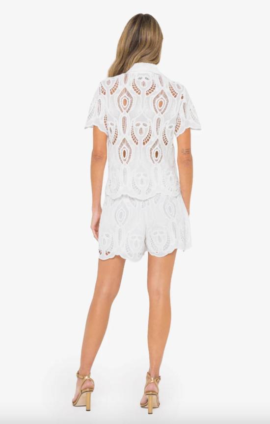  제이비큐 숏팬츠 JBQ 주리 숏 오프 화이트 - JBQ