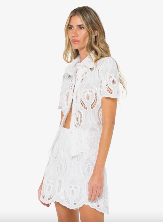  제이비큐 숏팬츠 JBQ 주리 숏 오프 화이트 - JBQ