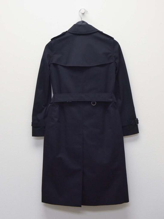  버버리 트렌치 코트 롱 켄싱턴 헤리티지 트렌치코트 블랙 - BURBERRY