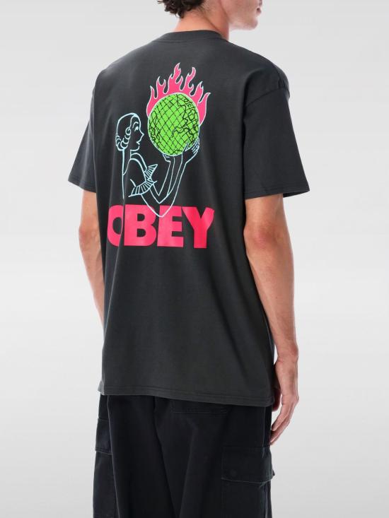 25FW 오베이 반팔 티셔츠 165264238 BLK Black - OBEY