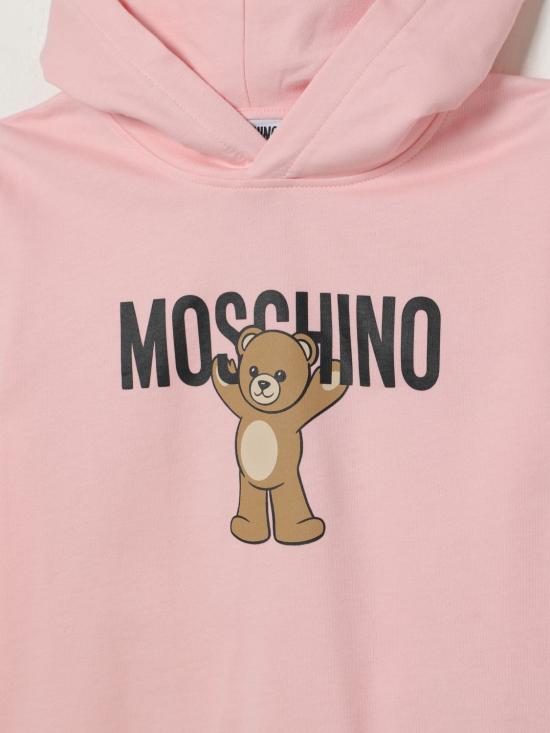 25FW [키즈] 모스키노 풀오버 HUF09ELCA40 50209 Pink - MOSCHINO