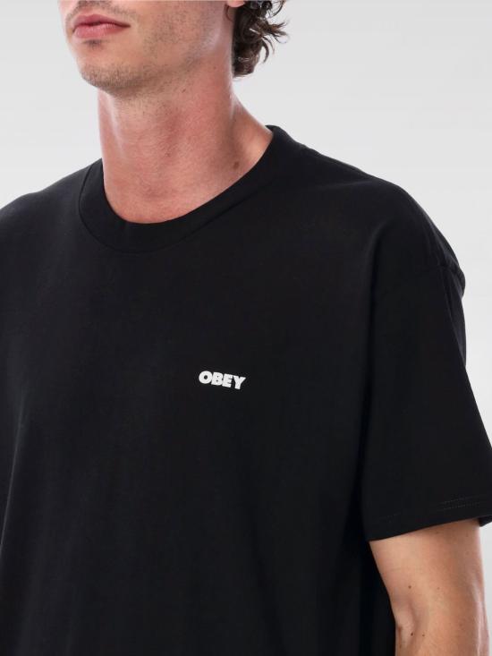 25FW 오베이 반팔 티셔츠 165264234 BLK Black - OBEY