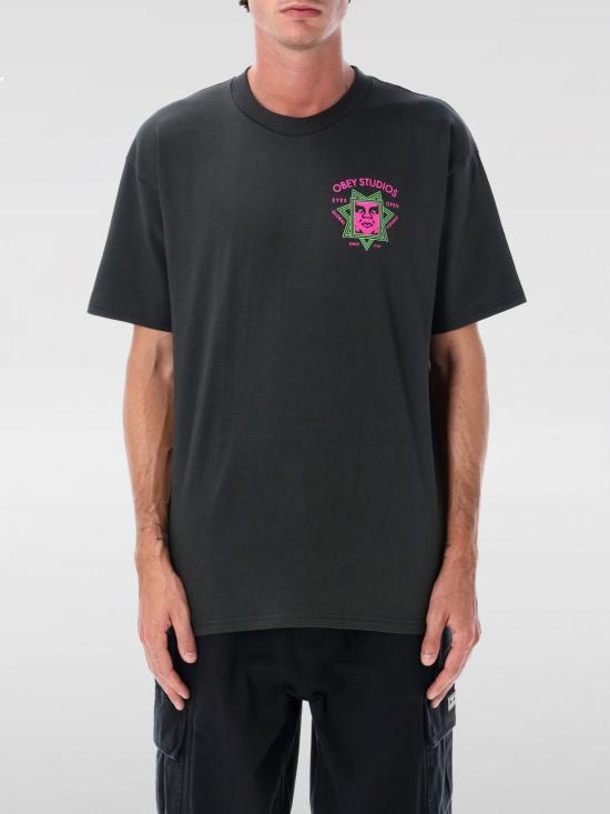 25FW 오베이 반팔 티셔츠 165264232 VBL Black