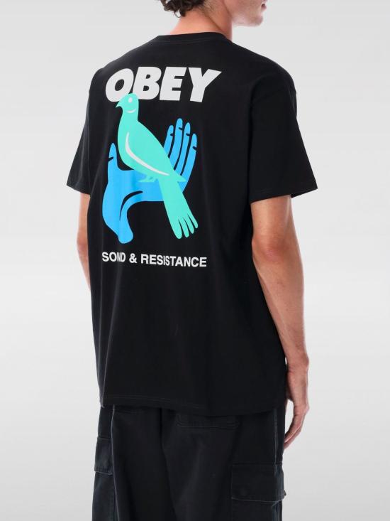 25FW 오베이 반팔 티셔츠 165264213 BLK Black - OBEY