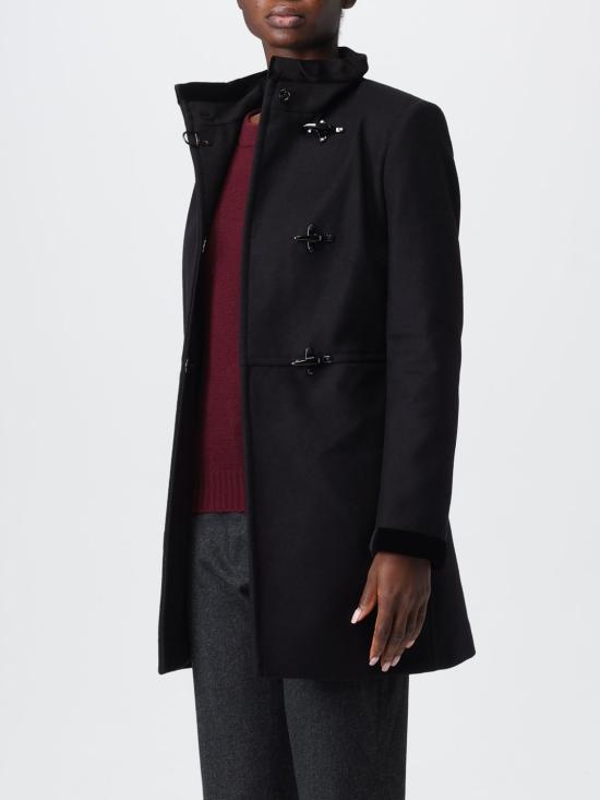 25FW 페이 코트 NAW50514000SGL B999 Black - FAY