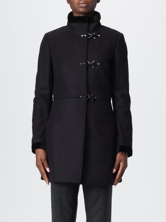 25FW 페이 코트 NAW50514000SGL B999 Black