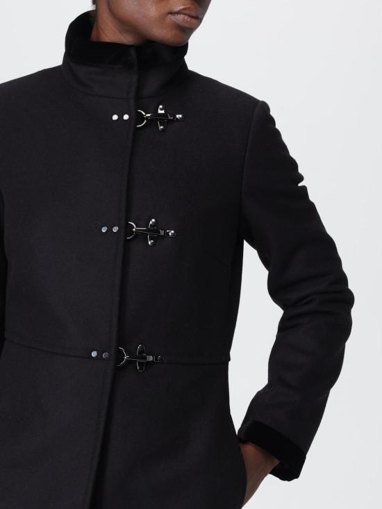 25FW 페이 코트 NAW50514000SGL B999 Black - FAY