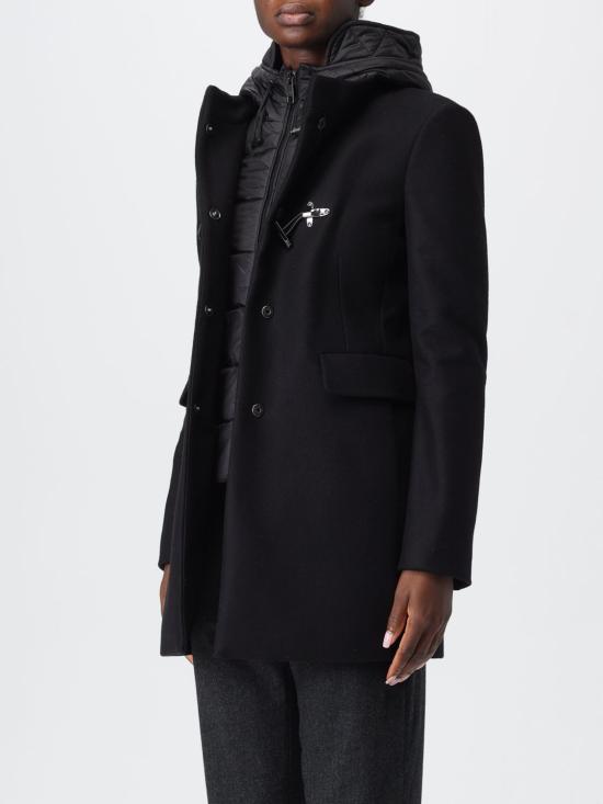 25FW 페이 코트 NAW59513430SGL B999 Black - FAY