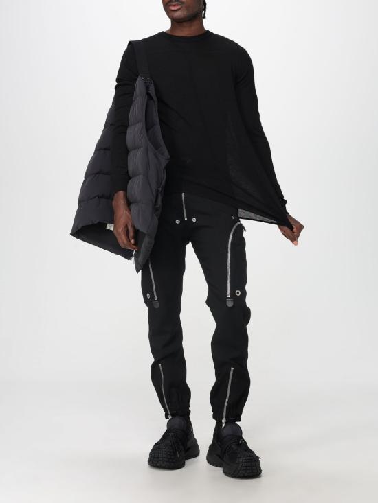 25FW 릭 오웬스 스웨터 RU02E1622ML 09 Black - RICK OWENS