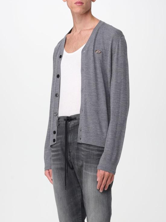 25FW 디젤 K 볼토 가디건 A174430DCCH 96K Grey - DIESEL