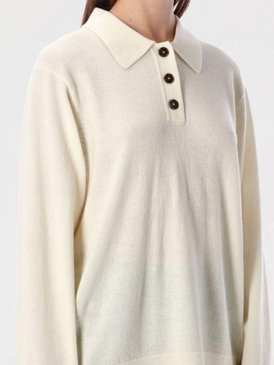 25FW 더 가먼트 폴로 티셔츠 20761 001 White - THE GARMENT