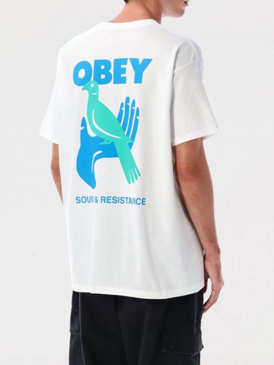 25FW 오베이 반팔 티셔츠 165264213 WHT White - OBEY