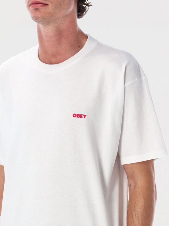 25FW 오베이 반팔 티셔츠 165264234 WHT White - OBEY