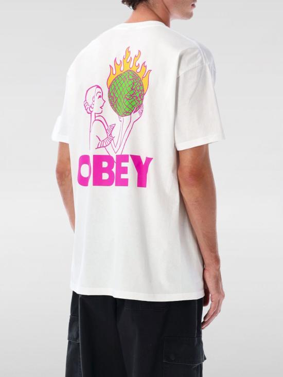 25FW 오베이 반팔 티셔츠 165264236 WHT White - OBEY