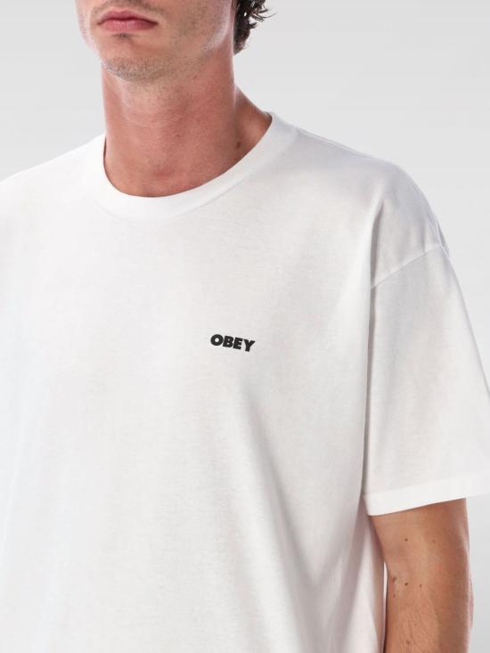 25FW 오베이 반팔 티셔츠 165264236 WHT White - OBEY
