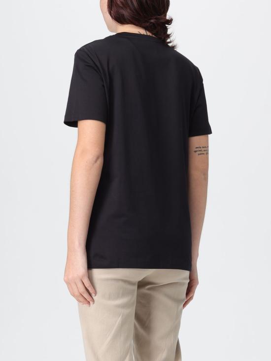 25FW 돈답 반팔 티셔츠 S746JF0271DFZ4 999 Black - DONDUP