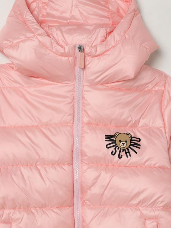 25FW [키즈] 모스키노 캐주얼 자켓 HUS05FL3A32 50209 Pink - MOSCHINO