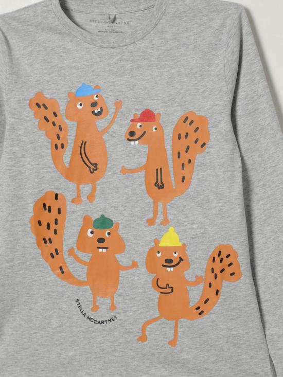 25FW [키즈] 스텔라 맥카트니 티셔츠 TX8R10Z0434 807C Grey - STELLA MCCARTNEY