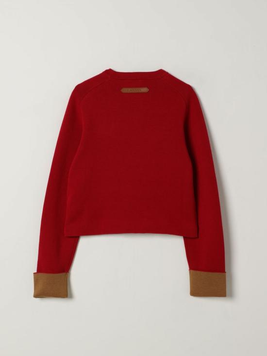25FW [키즈] 랑방 풀오버 N30262 X52 Red - LANVIN
