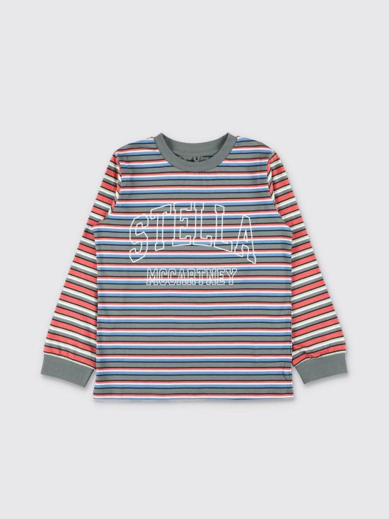 25FW [키즈] 스텔라 맥카트니 티셔츠 TX8R50Z3153 999 Striped