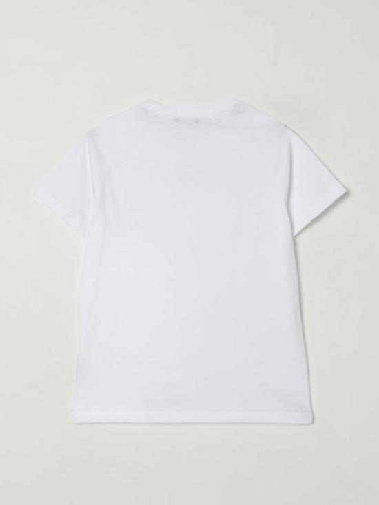 25FW [키즈] 발망 티셔츠 BX8P81Z3186 100 White - BALMAIN