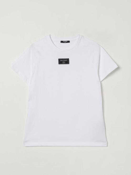 25FW [키즈] 발망 티셔츠 BX8P81Z3186 100 White