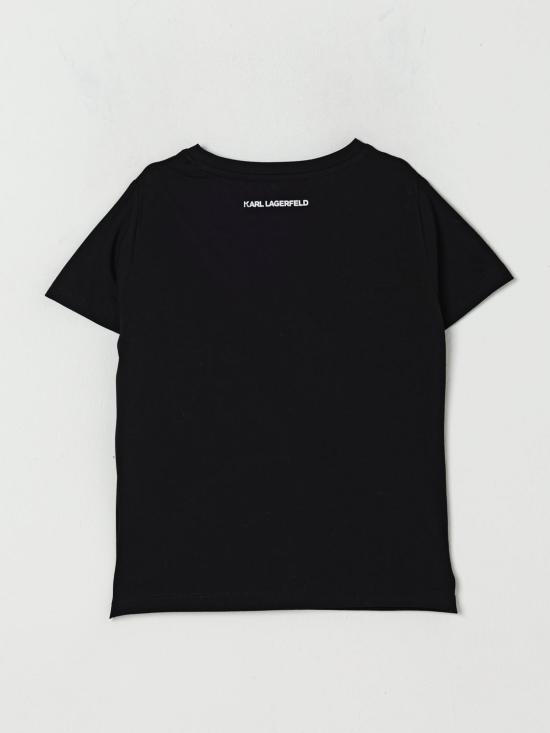 25FW [키즈] 칼라거펠트 티셔츠 Z30944 09B Black - KARL LAGERFELD