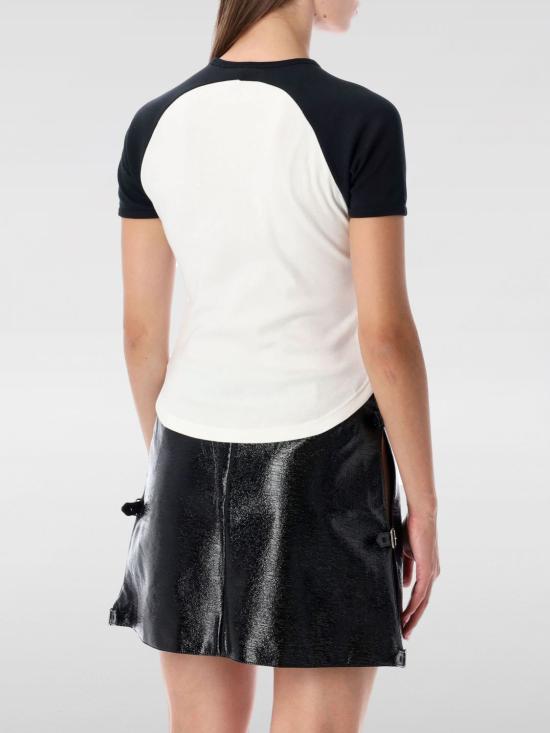 25FW 쿠레쥬 반팔 티셔츠 325JTS214JS0203 0098 White - COURREGES