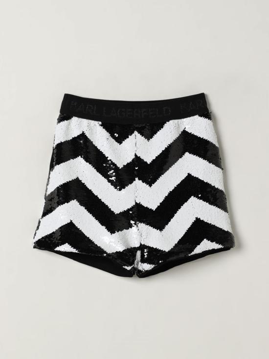 25FW [키즈] 칼라거펠트 쇼츠/버뮤다 Z30591 M41 Black