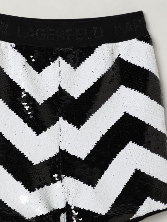 25FW [키즈] 칼라거펠트 쇼츠/버뮤다 Z30591 M41 Black - KARL LAGERFELD