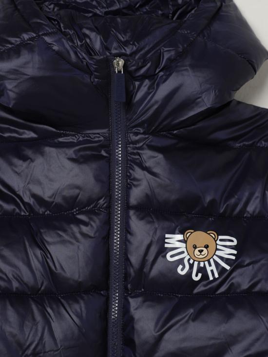 25FW [키즈] 모스키노 캐주얼 자켓 HUS05FL3A32 40016 Blue - MOSCHINO