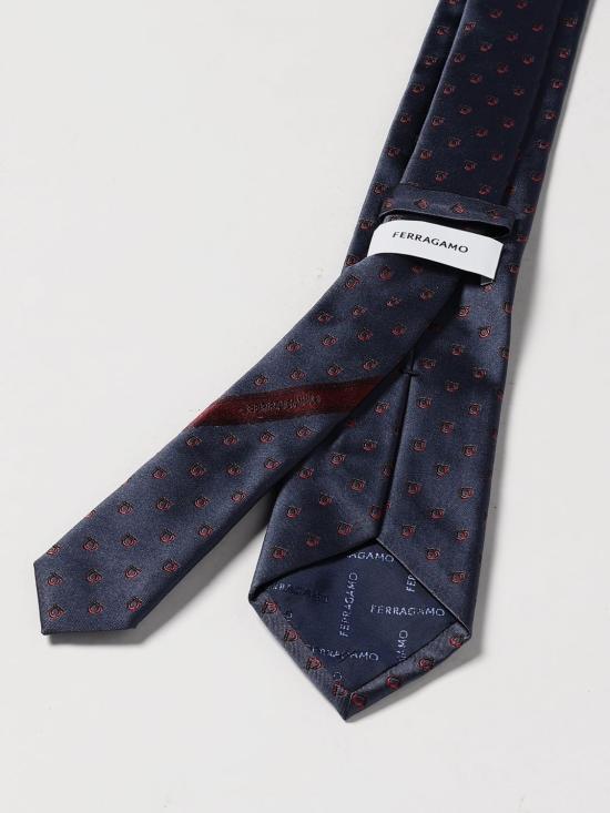 25FW 살바토레 페라가모 넥타이 351281 784555 002 Blue - SALVATORE FERRAGAMO