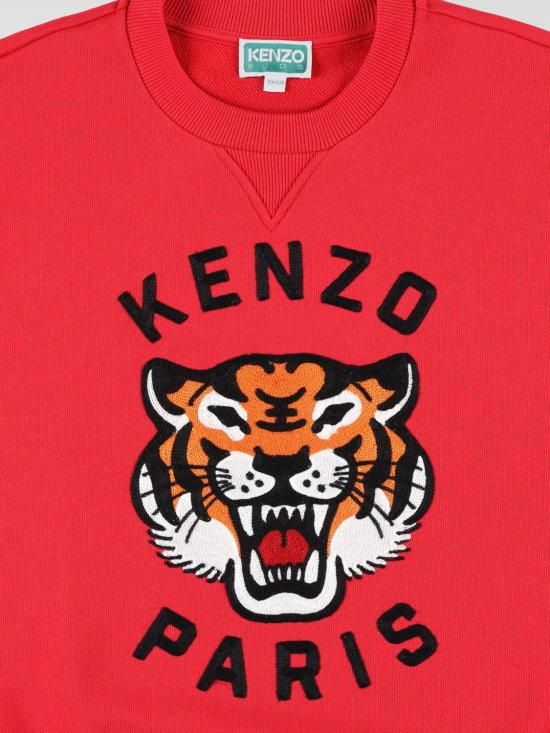 25FW [키즈] 겐조 풀오버 K61432 968 Red - KENZO