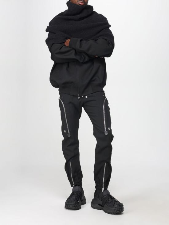 25FW 릭 오웬스 머플러/스카프 RR02E1491KWP 09 Black - RICK OWENS